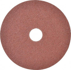 Camel Grinding Wheels - 5" Diam 7/8" Hole 36 Grit Fiber Disc - Very Coarse Grade, Aluminum Oxide, 12,200 Max RPM - Exact Industrial Supply