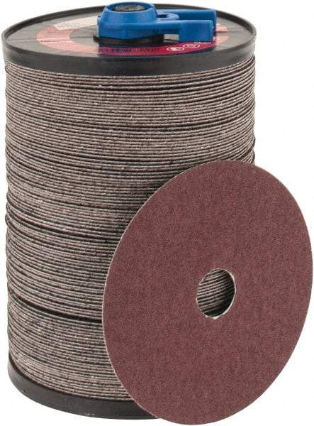 Camel Grinding Wheels - 5" Diam 7/8" Hole 50 Grit Fiber Disc - Coarse Grade, Aluminum Oxide, 12,200 Max RPM - Exact Industrial Supply