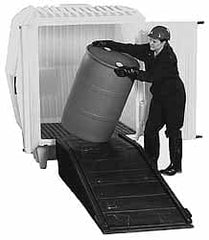 Enpac - Drum Storage Units & Lockers Type: Storage Hut Number of Drums: 4 - Exact Industrial Supply