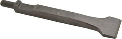 Made in USA - 1-3/8" Head Width, 7" OAL, 1/2" Shank Diam, Scaling Chisel - Square Drive, Square Shank, Alloy Steel - Exact Industrial Supply