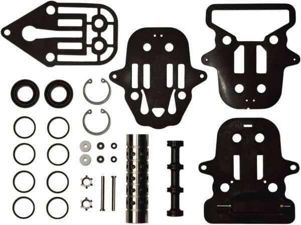 SandPIPER - Buna-N Air Section Repair Kit - For Use with Diaphragm Pumps - Exact Industrial Supply