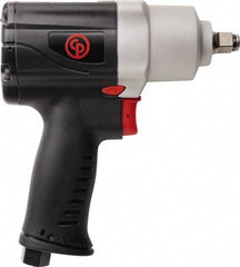 Chicago Pneumatic - 1/2" Drive, 990 RPM, 450 Ft/Lb Torque Impact Wrench - Pistol Grip Handle, 1,700 IPM, 20 CFM, 90 psi, 1/4" NPT Inlet - Exact Industrial Supply