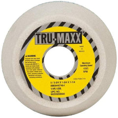 Tru-Maxx - 5" Diam, 1-3/4" Hole Size, 1-3/4" Overall Thickness, 46 Grit, Type 11 Tool & Cutter Grinding Wheel - Coarse Grade, Aluminum Oxide, I Hardness, 4,585 RPM - Exact Industrial Supply