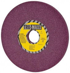 Tru-Maxx - 7" Diam x 1-1/4" Hole x 1/2" Thick, K Hardness, 46 Grit Surface Grinding Wheel - Aluminum Oxide, Type 1, Coarse Grade, 3,600 Max RPM, No Recess - Exact Industrial Supply