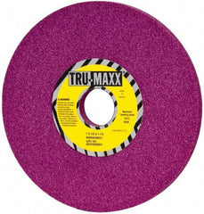 Tru-Maxx - 7" Diam x 1-1/4" Hole x 1/2" Thick, I Hardness, 60 Grit Surface Grinding Wheel - Aluminum Oxide, Type 1, Medium Grade, 3,600 Max RPM, No Recess - Exact Industrial Supply