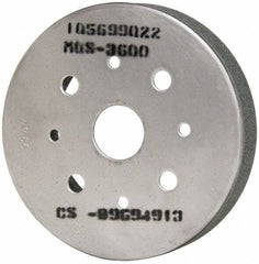 Tru-Maxx - 6" Diam, 4" Hole Size, 1" Overall Thickness, 80 Grit, Type 2 Tool & Cutter Grinding Wheel - Medium Grade, Silicon Carbide, I Hardness, 3,600 RPM - Exact Industrial Supply