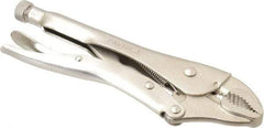 Paramount - 10" OAL Curved Jaw Locking Pliers - 1-7/8" Jaw Opening, Standard Handle - Exact Industrial Supply