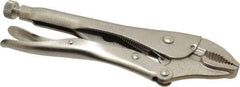 Paramount - 10" OAL Curved Jaw Locking Pliers - 1-7/8" Jaw Opening, Standard Handle - Exact Industrial Supply
