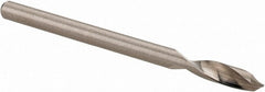 Accupro - 1/8" Body Diam, 90°, 2" OAL, Solid Carbide Spotting Drill - Exact Industrial Supply