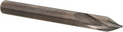 Accupro - 1/4" Body Diam, 60°, 2-1/2" OAL, Solid Carbide Spotting Drill - Exact Industrial Supply