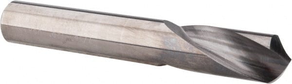 Accupro - 7/16" Body Diam, 120°, 3" OAL, Solid Carbide Spotting Drill - Exact Industrial Supply