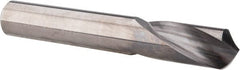 Accupro - 7/16" Body Diam, 120°, 3" OAL, Solid Carbide Spotting Drill - Exact Industrial Supply