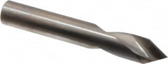Accupro - 7/16" Body Diam, 60°, 3" OAL, Solid Carbide Spotting Drill - Exact Industrial Supply