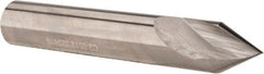 Accupro - 1/2" Body Diam, 60°, 3" OAL, Solid Carbide Spotting Drill - Exact Industrial Supply