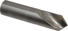 Accupro - 7/8" Body Diam, 90°, 4" OAL, Solid Carbide Spotting Drill - Exact Industrial Supply