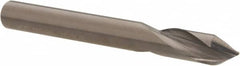 Accupro - 3/16" Body Diam, 60°, 2" OAL, Solid Carbide Spotting Drill - Exact Industrial Supply