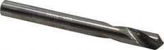 Accupro - 5mm Body Diam, 120°, 51mm OAL, Solid Carbide Spotting Drill - Exact Industrial Supply