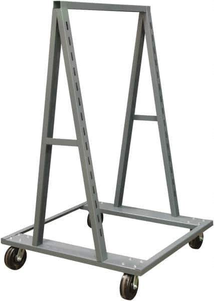 Durham - 2,500 Lb Capacity, Steel Adjust-A-Tray Truck - 38" Long x 40" Wide x 64" High - Exact Industrial Supply