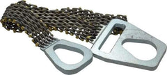 Lift-All - 4' Long x 2" Wide, 2,300 Lb Vertical Capacity, Steel Web Sling - 2,300 Lb Choker Capacity - Exact Industrial Supply