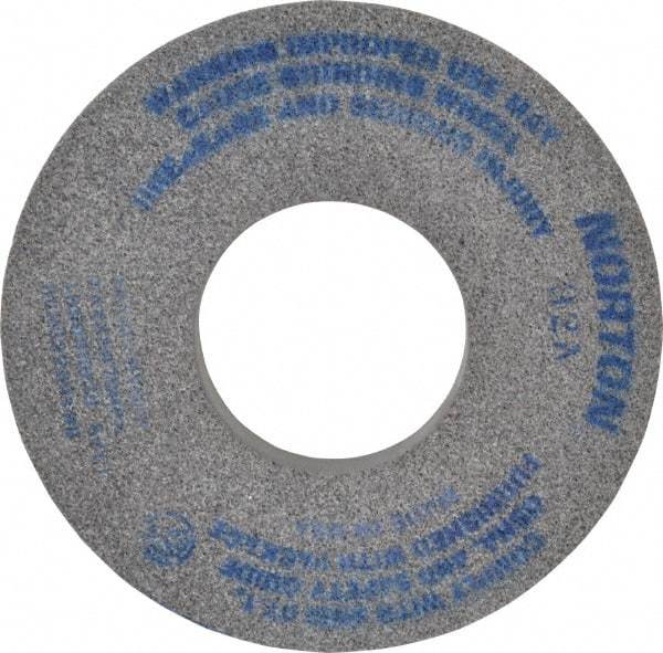 Norton - 12" Diam x 5" Hole x 1-1/2" Thick, H Hardness, 46 Grit Surface Grinding Wheel - Aluminum Oxide, Type 5, Coarse Grade, 2,070 Max RPM, Vitrified Bond, One-Side Recess - Exact Industrial Supply