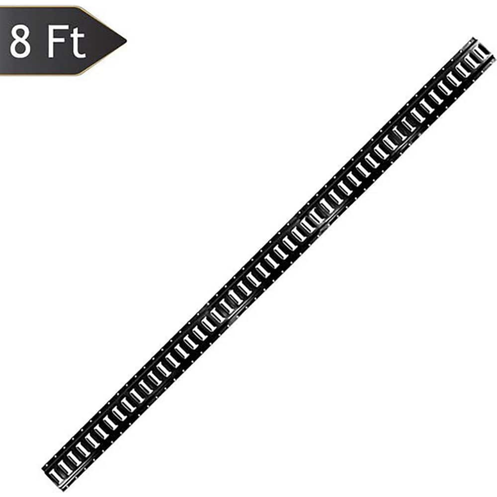 Trailer & Truck Cargo Accessories; Type: Horizontal E-Track; For Use With: E-track Strap; Spring Fitting; Material: Steel; Length: 8; Width (Inch): 4; Color: Black; Minimum Order Quantity: Steel; For Use With: E-track Strap; Spring Fitting; Material: Stee