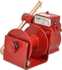 THERN - 1000/400 Lbs. Load Limit Worm Gear Hand Winch - 1,000 Lbs. Line Pull Capacity, 34 Lbs. Force to Lift 1,000 Pounds, 3/16 inch Cable Diameter - Exact Industrial Supply