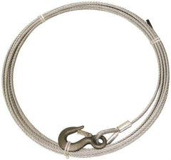 Lift-All - 3/8" Diameter x 50' Length Winch Cable - Exact Industrial Supply