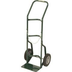 Harper Trucks - 48" OAH Hand Truck - Swept Back Handle, Solid Rubber Wheels - Exact Industrial Supply