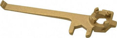 Value Collection - Bronze Drum Plug Wrench - For Use with Most Drum Plugs and Flammable Substances - Exact Industrial Supply