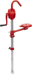 Wesco Industrial Products - Cast Iron Hand Operated Rotary Pump - Cast Iron, For Fuel Oil Products - Exact Industrial Supply