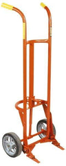 Wesco Industrial Products - 1,000 Lb Load Capacity, 55 Gal Drum Hand Truck - 24" Wide x 58" High, 4 Wheels - Exact Industrial Supply