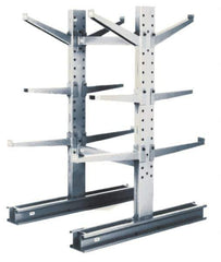 Made in USA - 18 Inches Long, Medium Duty, Incline Arm - Without Lip, 750 Lb. Load Limit - Exact Industrial Supply