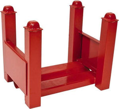 Made in USA - 2,500 Lb Capacity, Orange Stocking Modular Steel Bar Storage Stack - 12" Wide x 13" High - Exact Industrial Supply