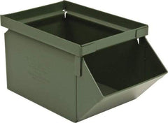 Stackbin - Size 0, Open End Bin - 8" Long x 4-1/2" Wide x 4-1/2" High, 6" Bottom Length - Exact Industrial Supply