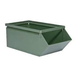 Stackbin - Size 2, Open End Bin - 15-1/2" Long x 7-1/2" Wide x 6" High, 12-1/4" Bottom Length - Exact Industrial Supply