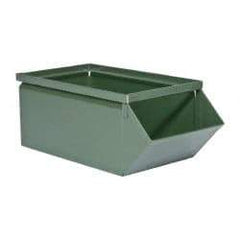 Stackbin - Size 2, Open End Bin - 15-1/2" Long x 7-1/2" Wide x 6" High, 12-1/4" Bottom Length - Exact Industrial Supply