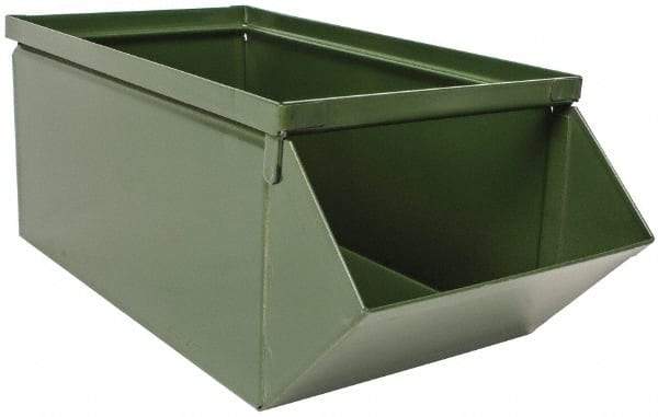 Stackbin - Size 3, Open End Bin - 18-3/4" Long x 9" Wide x 7-1/2" High, 14-3/4" Bottom Length - Exact Industrial Supply