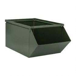 Stackbin - Size 4, Open End Bin - 20-1/2" Long x 12" Wide x 9-1/2" High, 15-3/4" Bottom Length - Exact Industrial Supply