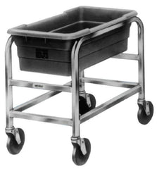 Win-Holt - 16" Wide x 28" Long x 33" High Tote Cart - 2 Slot, 2 Tote, Aluminum - Exact Industrial Supply