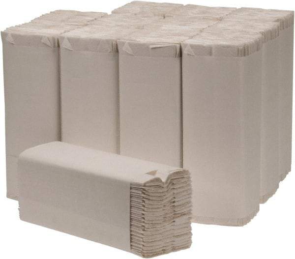 PRO-SOURCE - White C-Fold Paper Towels - 10" Wide, ECF & PCF Chlorine Free - Exact Industrial Supply