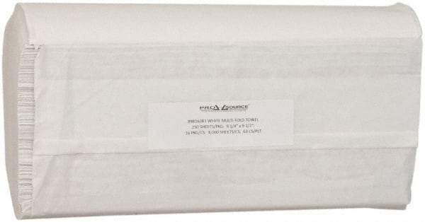 Value Collection - White Multi-Fold Paper Towels - 70 Sheets per Roll, 16 Packages per case - Exact Industrial Supply