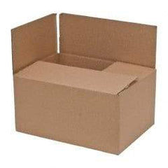 Made in USA - 12" Wide x 16" Long x 8" High Corrugated Shipping Box - Brown, 200 Lb Capacity - Exact Industrial Supply
