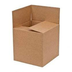 Made in USA - 18" Wide x 18" Long x 18" High Corrugated Shipping Box - Brown, 200 Lb Capacity - Exact Industrial Supply
