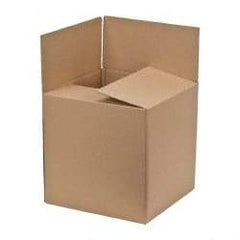 Made in USA - 20" Wide x 20" Long x 20" High Corrugated Shipping Box - Brown, 200 Lb Capacity - Exact Industrial Supply