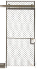 Folding Guard - 8' Tall, Temporary Structure Service Window - 5' Wide - Exact Industrial Supply