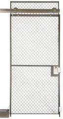 Folding Guard - 7' Tall, Temporary Structure Service Window - 5' Wide - Exact Industrial Supply
