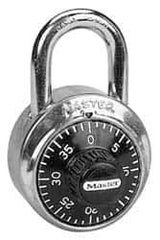 Master Lock - Locks Padlock - Steel, with Stainless Steel Finish - Exact Industrial Supply