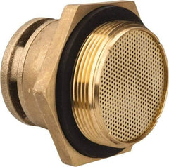 Justrite - Drum Vents Type: Vertical Drum Vent Material: Brass - Exact Industrial Supply