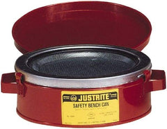 Justrite - Safety Bench Cans & Dip/Wash Tanks Type: Bench Can Capacity (Qt.): 1.00 - Exact Industrial Supply