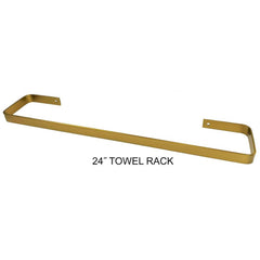 Washroom Shelves, Soap Dishes & Towel Holders; Type: Towel Rod; Holder Type: Towel Rod; Material: Stainless Steel; Mount Type: Wall; Overall Height: 7 in; Finish: Gold; Material: Stainless Steel; Finish/Coating: Gold